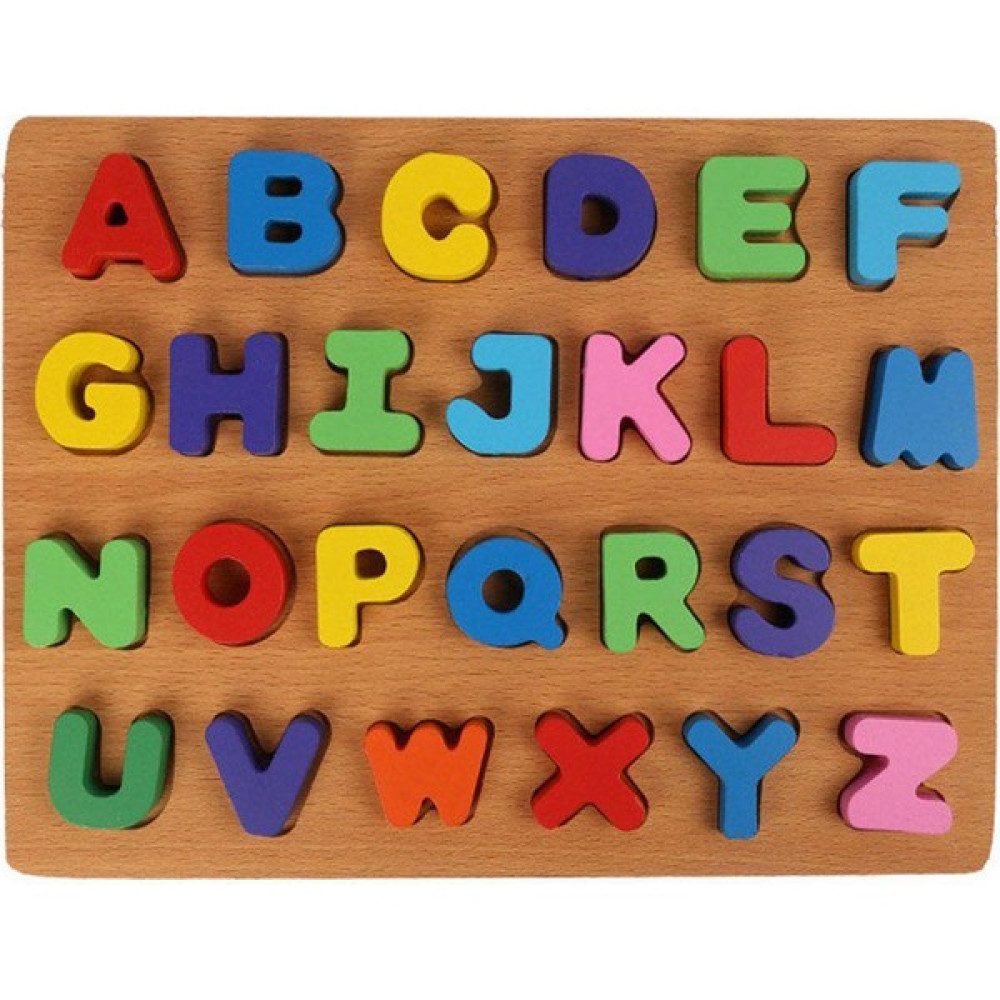 XML Evreni 3D Ahşap Harfler Eğitici Yapboz Puzzle Bebek Oyuncakları Fiyatı
