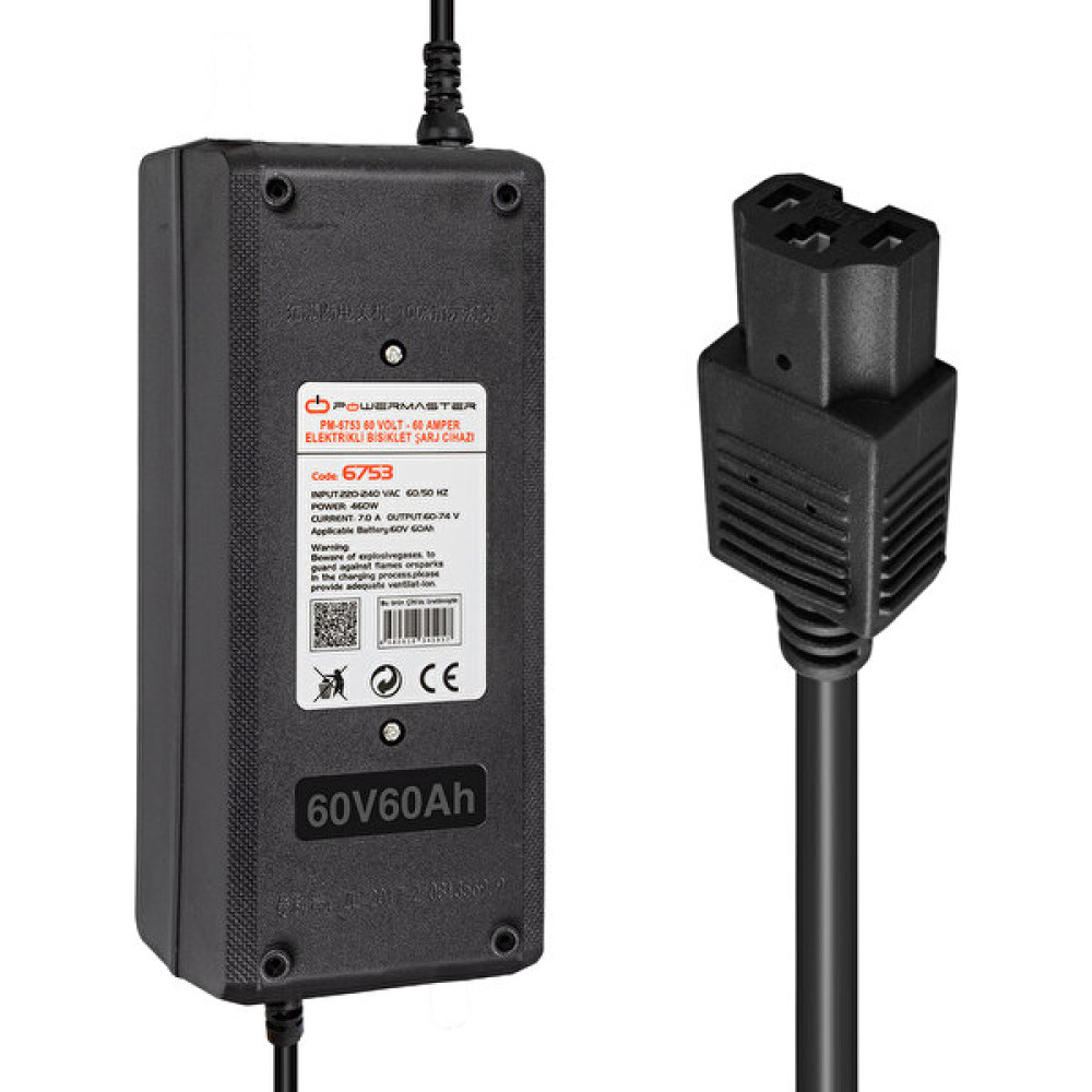 XML Evreni 60 Volt - 60 Amper Elektrikli Bisiklet Şarj Cihazı (4434) Akü Şarj Edici Fiyatı