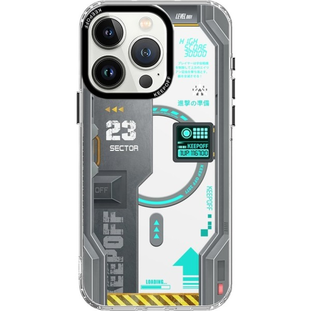 XML Evreni Keep Off Apple iPhone 15 Pro Future Armor Magsafe Kapak Cep Telefonu Kılıfı Fiyatı
