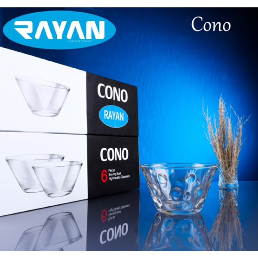 XML Evreni Rayan Cono Maria 6'lı Büyük Cam Kase Kase Fiyatı