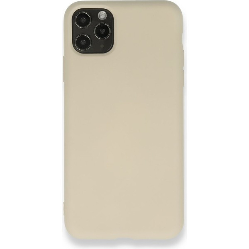 Xnews iPhone 11 Pro Max Kılıf Nano Içi Kadife Silikon - Bej Cep Telefonu Kılıfı Fiyatı