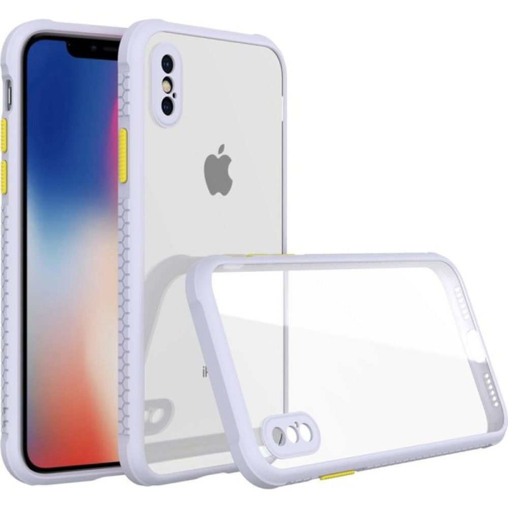 Xnews iPhone Xs Kılıf Miami Şeffaf Silikon - Lila Cep Telefonu Kılıfı Fiyatı
