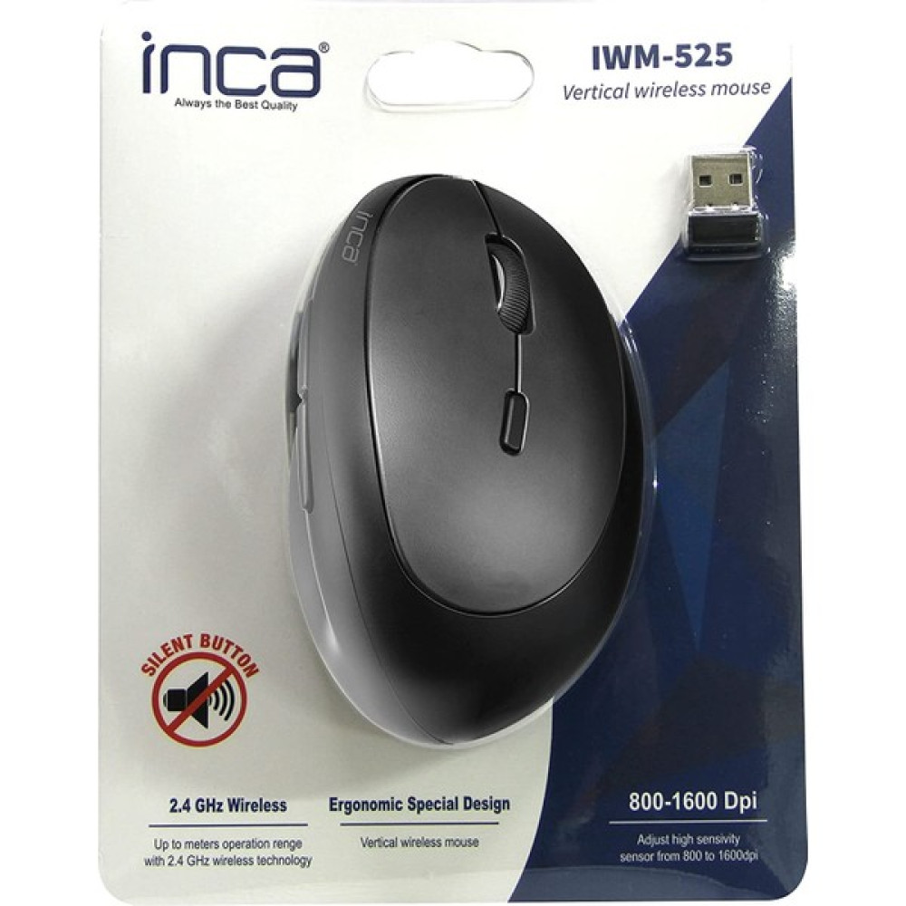 Xnews IWM-525 1600 Dpi Sılent 6dsiyah Wireless Mouse - Renkli Klavye - Mouse Fiyatı