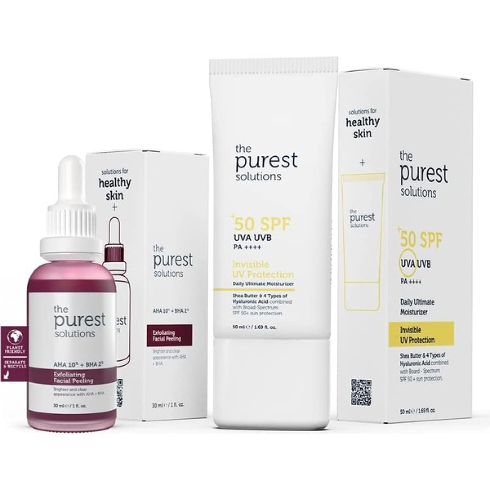 Xnews The Purest Solutions, Canlandırıcı & Cilt Tonu Eşitleyici Yüz Peeling Serum + Spf+50 Güneş Koruyucu Nemlendiriciler Fiyatı