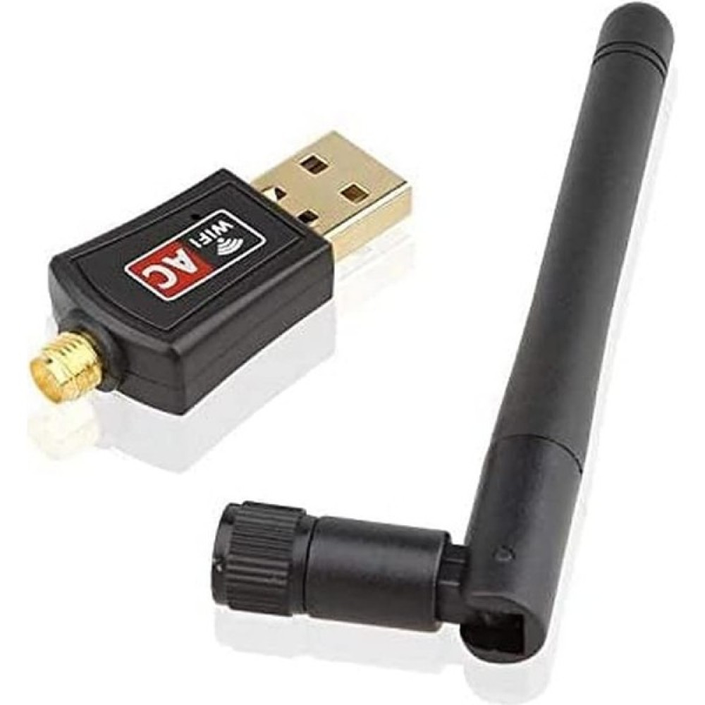 Xnewst Juo Dual Band 600 Mbps USB Wi-Fi Kablosuz Alıcı Ağ Adaptörü, Siyah Wireless Adaptör Fiyatı
