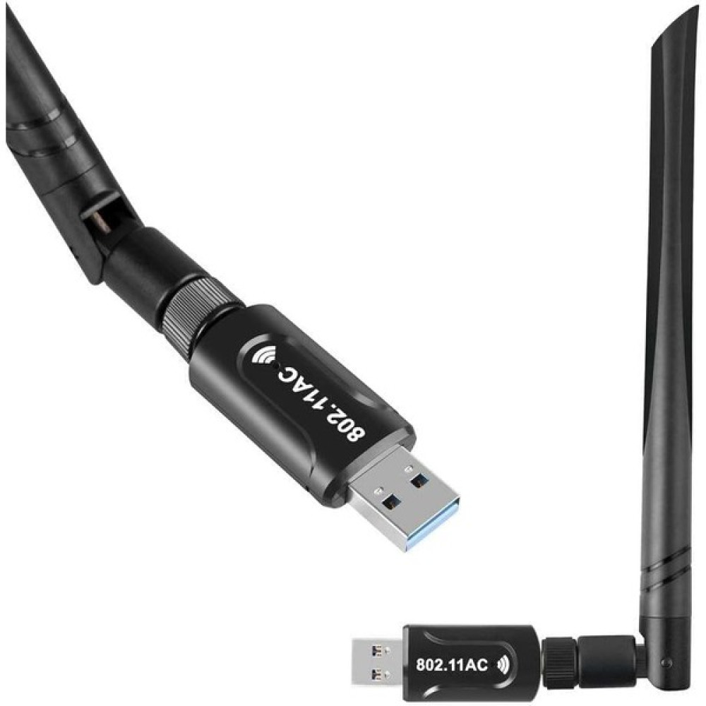 Xnewst Juo USB 3.0 Dual Band 1200 Mbps Wi-Fi Kablosuz Alıcı Ağ Adaptörü Wireless Adaptör Fiyatı