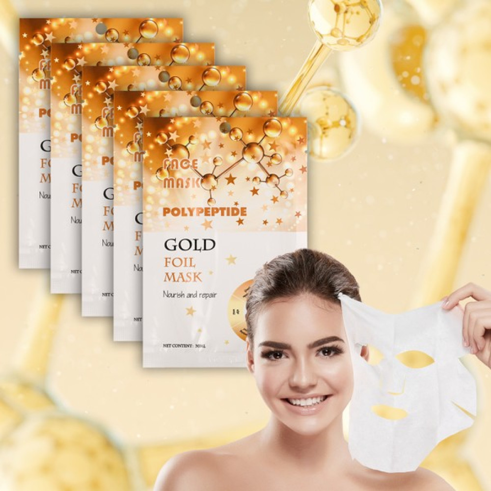 Xolo 5 Adet Altın Folyo Peg-40 Hint Yağı Maskesi Aydınlatıcı Yüz Maskesi Foil Mask 30ML XLM335 Oto Boyaları Fiyatı