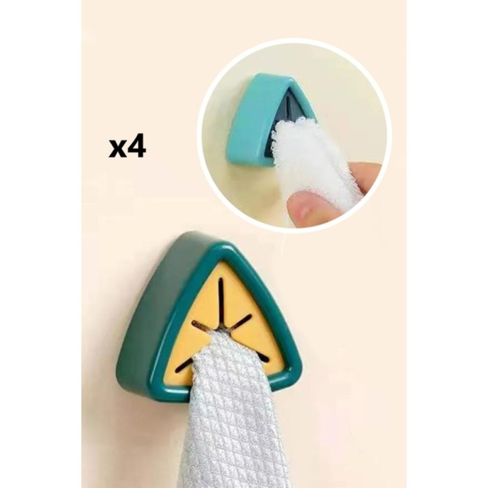 Xolo Havlu Bez Tutucu 4 Adet Banyo Mutfak Havlu Bez Askısı (Cloth Holder) XLS503 Ev & Dekorasyon Aksesuarları Fiyatı