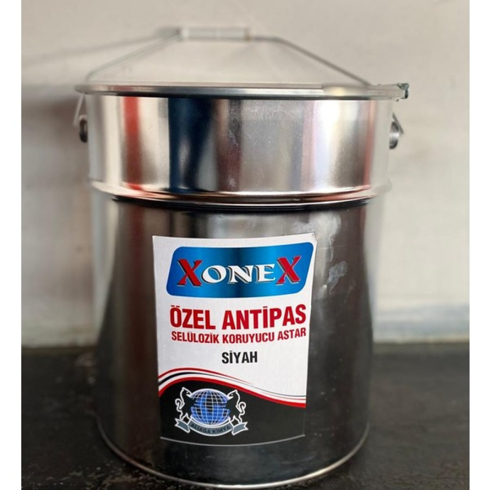 Xonex Özel Selülozik Siyah Antipas Koruyucu Astar 15 kg - 01-Siyah Boya Malzemeleri Fiyatı