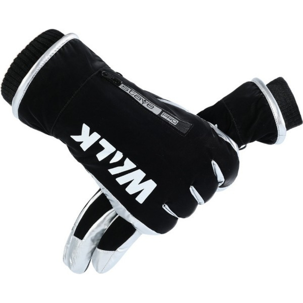 Xoutdoor Rüzgar ve Su Geçirmez Kaymaz İletken Parmak Özellikli Fermuar Detaylı Kadife Kışlık Kayak Eldiveni - Siyah (Yurt Dışından) Diğer Spor Ürünleri Fiyatı