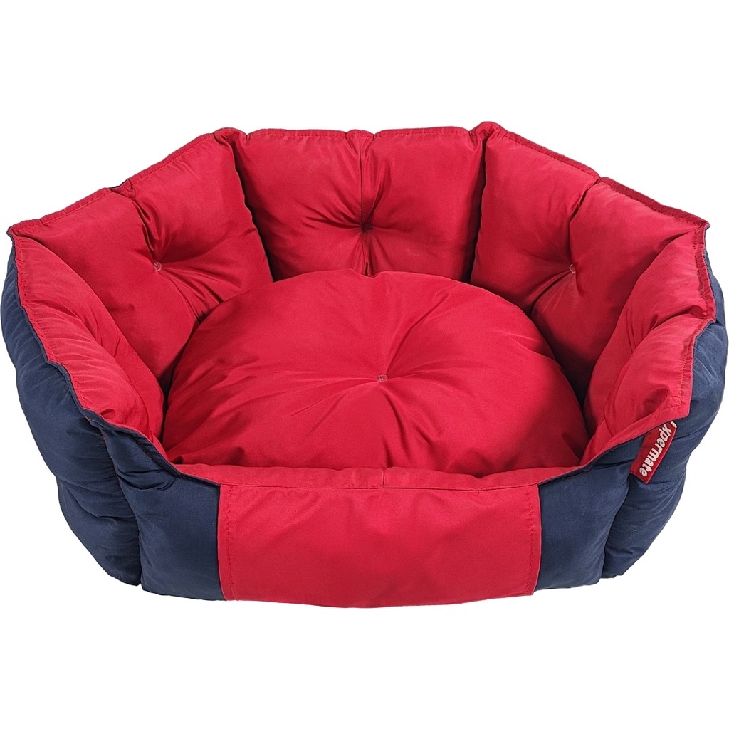 Xpermate Biscuit Kedi Yatağı ve Köpek Yatağı ,Tüy Tutmaz Kumaş, Su Itici Kumaş Kırmızı Lacivert - Lacivert - Kırmızı - 60 x 55 x 28 cm Evcil Hayvan Ürünleri Fiyatı