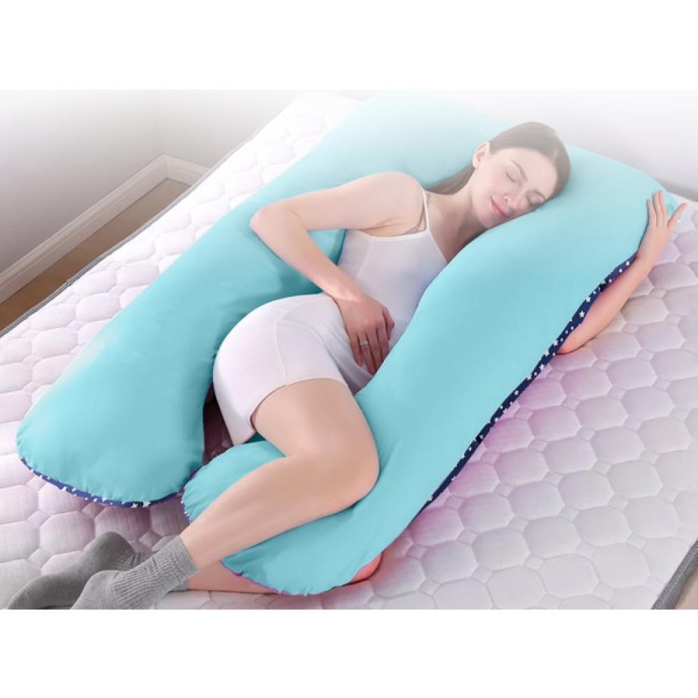 Xpermate Hamile Yastığı Fermuarlı Hamile Yastık Hamile Destek Yastığı, Yıkanabilir Hamilelik Yastığı Hamile Uyku Yastığı Bacak Arası Yastık Lacivert Hamilelik ve Emzirme Fiyatı