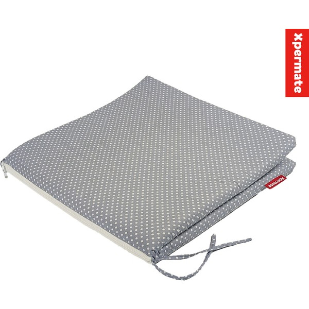 Xpermate Uyku Meleği, Anne Yanı Park Yatak Süngeri, Katlanır Bebek Yatak, Beşik Süngeri 60X120 Puantiyeli - 60 x 120 cm - Gri Bebek Yatağı Fiyatı