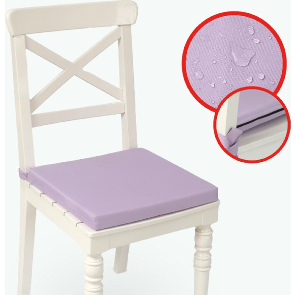 Xpermate x permate 2'Li Sandalye Minderi Su Itici Kumaş 40 x 40 cm Sünger Sandalye Minderi Bağcıklı Lila - 40 x 40 cm Salon & Oturma Odası Tekstili Fiyatı