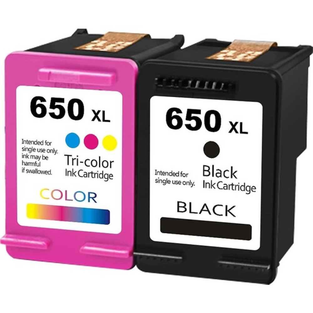 Xplus Hp Deskjet 4640 650XL Siyah-Renkli Ithal Muadil Kartuş Seti Siyah 500 Sayfa-Renkli 500 Sayfa Kartuşlar Fiyatı