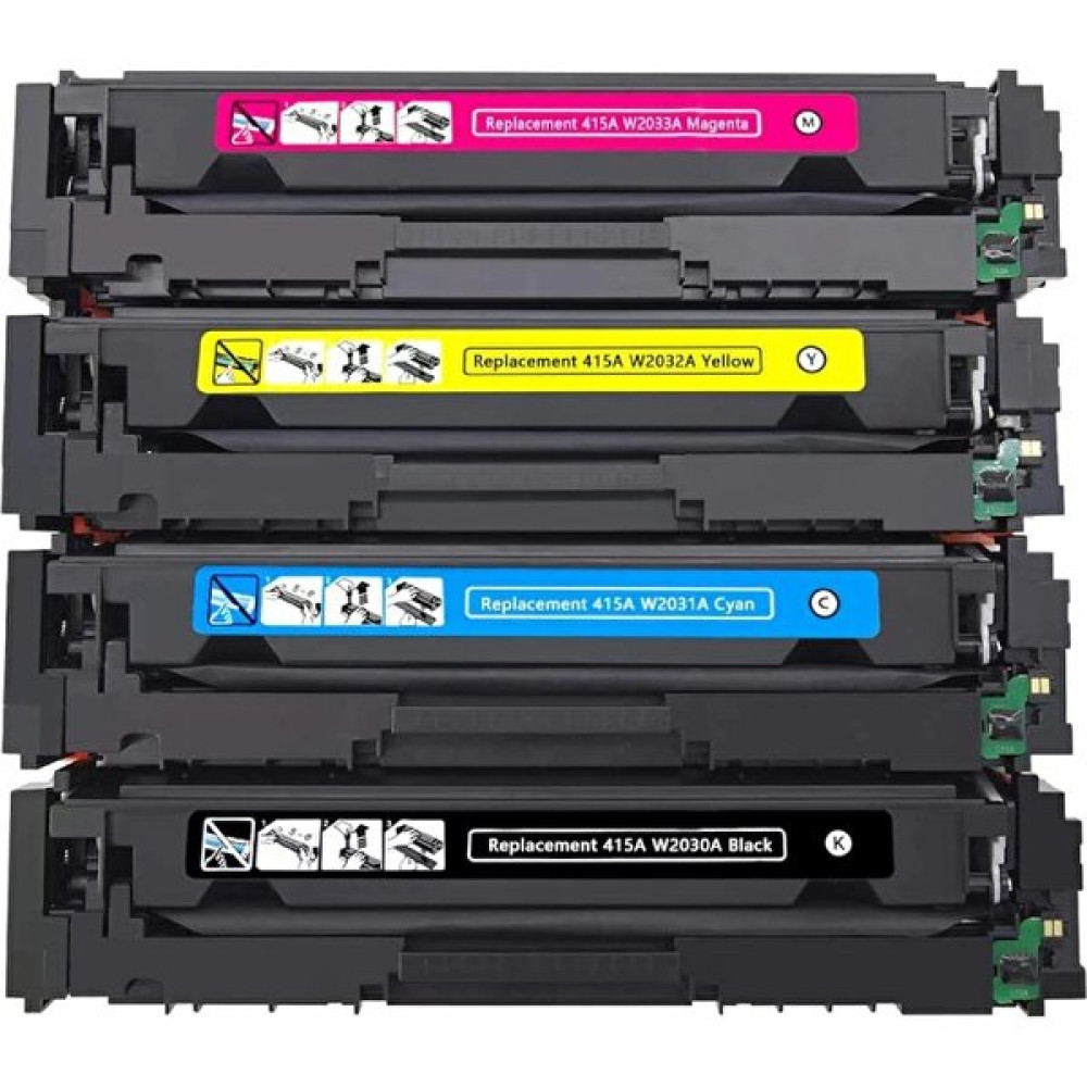 Xplus HP W2030A 415A Uyumlu 4 Renk Muadil Toner Seti Tonerler Fiyatı