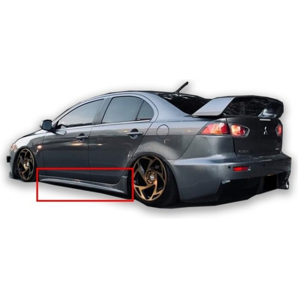 XPower Mitsubishi Lancer 2009 Sonrası Evo 10 Yan Marşpiyel Seti (Plastik) Oto Boyaları Fiyatı