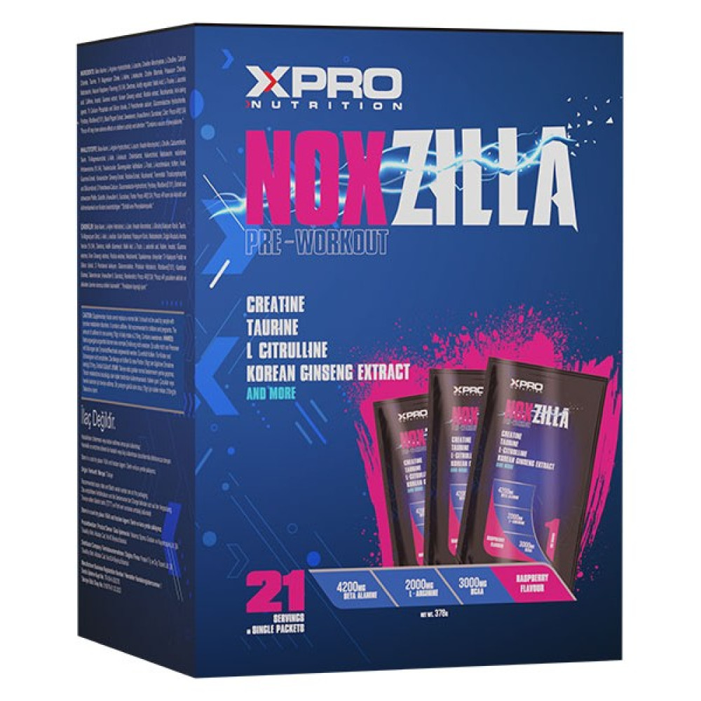 Xpro Nutrition Noxzilla Pre-Workout 18GR 21 Saşe Amino Asit Fiyatı