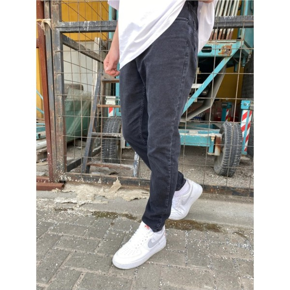 XPuppetwear Basic Antrasit Mom Jean Erkek Jeans / Kot Pantolon Fiyatı