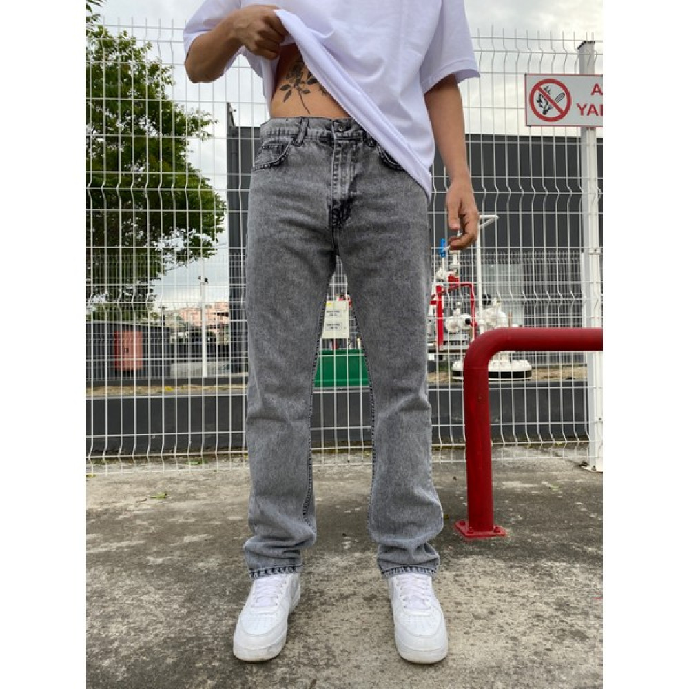 XPuppetwear Gri Düz Uzun Paça Baggy Jean Erkek Jeans / Kot Pantolon Fiyatı