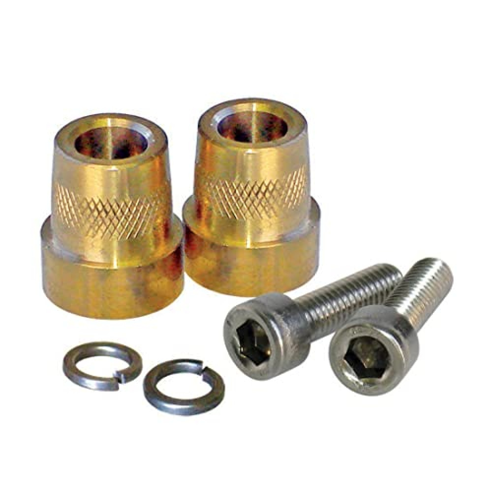 XS Power 586 Tall Brass Post Adaptor (M6 Thread), GOLD,SILVER