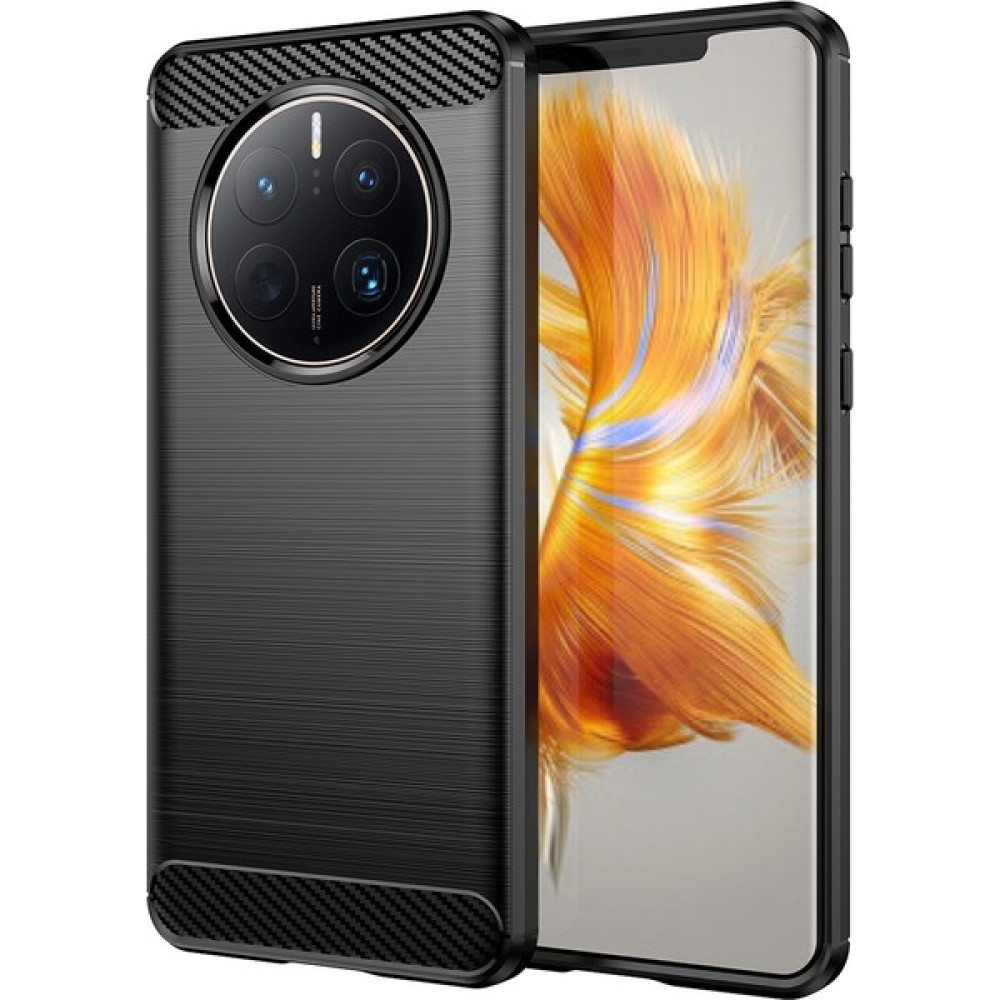 Xshine Huawei Mate 50 Pro 4g Kılıf Anti-Çizgi Tpu Telefon Kabuğu Karbon Fiber Doku Telefon Koruyucu (Yurt Dışından) - Siyah Cep Telefonu Kılıfı Fiyatı