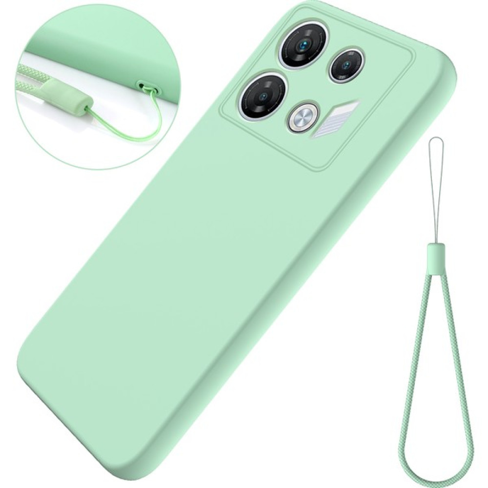 Xshop Infinix Gt 10 Pro 5g Silikon Kılıf Telefon Koruyucu Kapak Bilek Kayışı (Yurt Dışından) - Yeşil Cep Telefonu Kılıfı Fiyatı