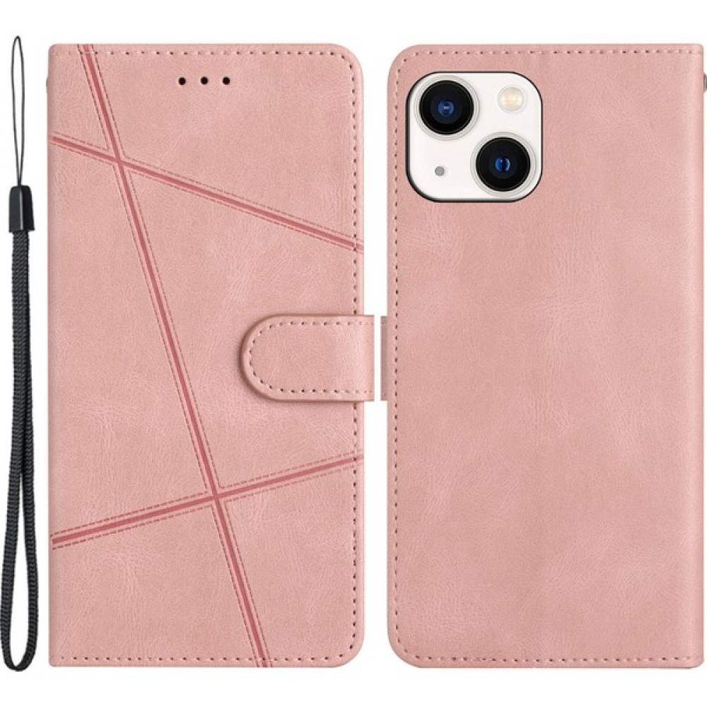 Xstep Case Apple Iphone 13 6.1 Inç Telefon Kapağı Baskılı Çizgi Dekor Cüzdan Çılgın At Doku Standı Deri Telefon Kasası Kayış (Yurt Dışından) Cep Telefonu Kılıfı Fiyatı