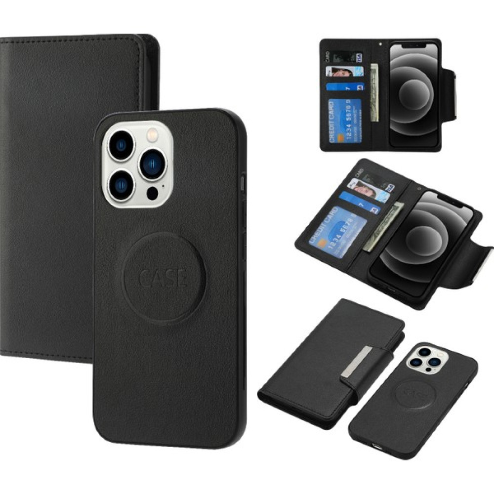Xstep Case iPhone 15 Pro Max Cüzdan Folio Kılıfı, Pu Deri Ince Telefon Kapağı Çıkarılabilir Iç Tpu Kabuğu (Yurt Dışından) - Siyah - Siyah Cep Telefonu Kılıfı Fiyatı