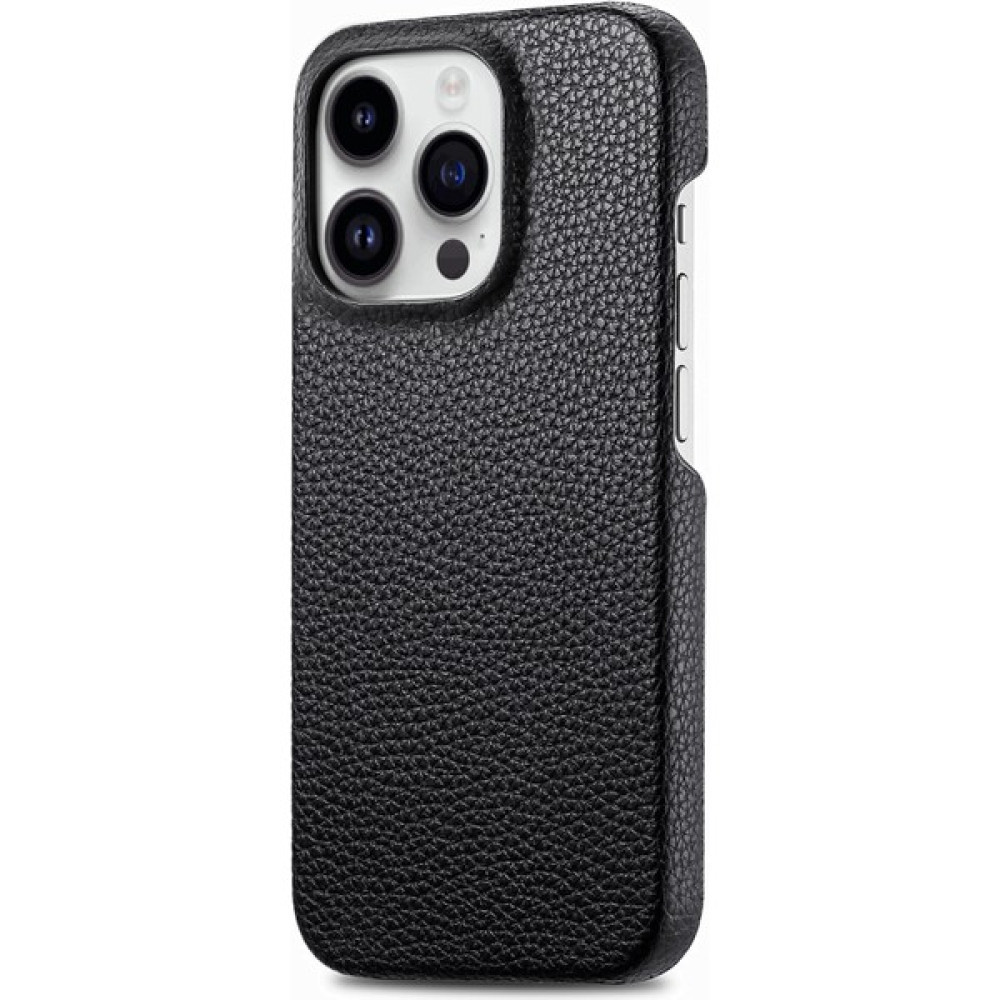 Xstep Case iPhone 15 Pro Max Pu Deri Kaplamalı Pc Telefon Kapağı Litchi Doku Geri Kılıf (Yurt Dışından) - Siyah - Siyah Cep Telefonu Kılıfı Fiyatı