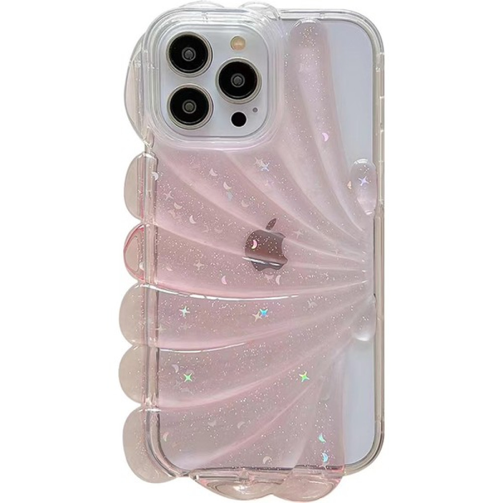 Xstep Case Xstepcase Apple iPhone 13 Pro 6.1 Inç Deniz Kabuğu Tarzı Telefon Kılıfı Yumuşak Tpu Glitter Epoksi Yıldız Koruyucu Kapak (Yurt Dışından) Cep Telefonu Kılıfı Fiyatı