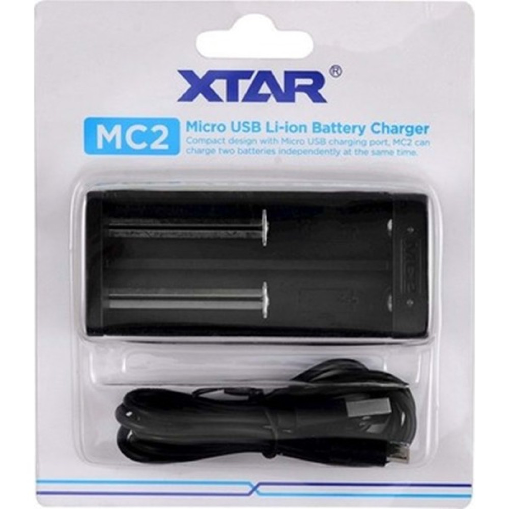 Xtar Mc2 - Taşınabilir Li-Ion Pil Şarj Cihazı - 2li Şarj Cihazları & Kitler Fiyatı