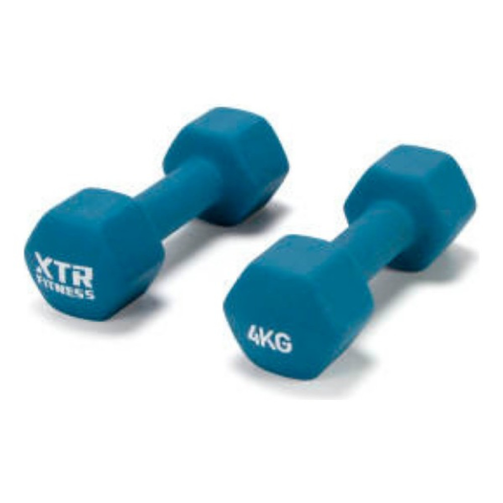 XTR Fitness 4 KG X 2 Vinyl Neoprene Dambıl Seti 2 Adet Dambıllar & El / Ayak Ağırlıkları Fiyatı