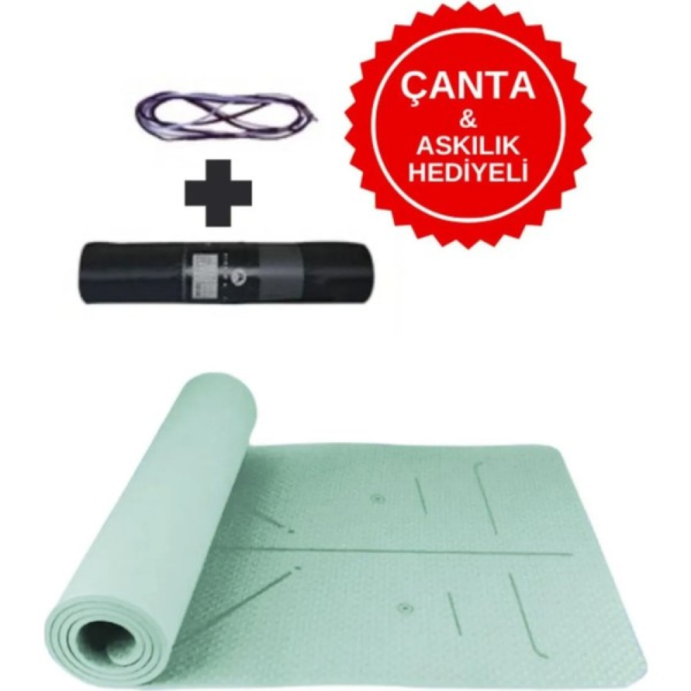 Xtr Fitness Ekstra Konforlu Yoga Matı - 8mm Kalınlık, Ekolojik Tpe Pilates Egzersiz Minderi Pilates Minderi Fiyatı