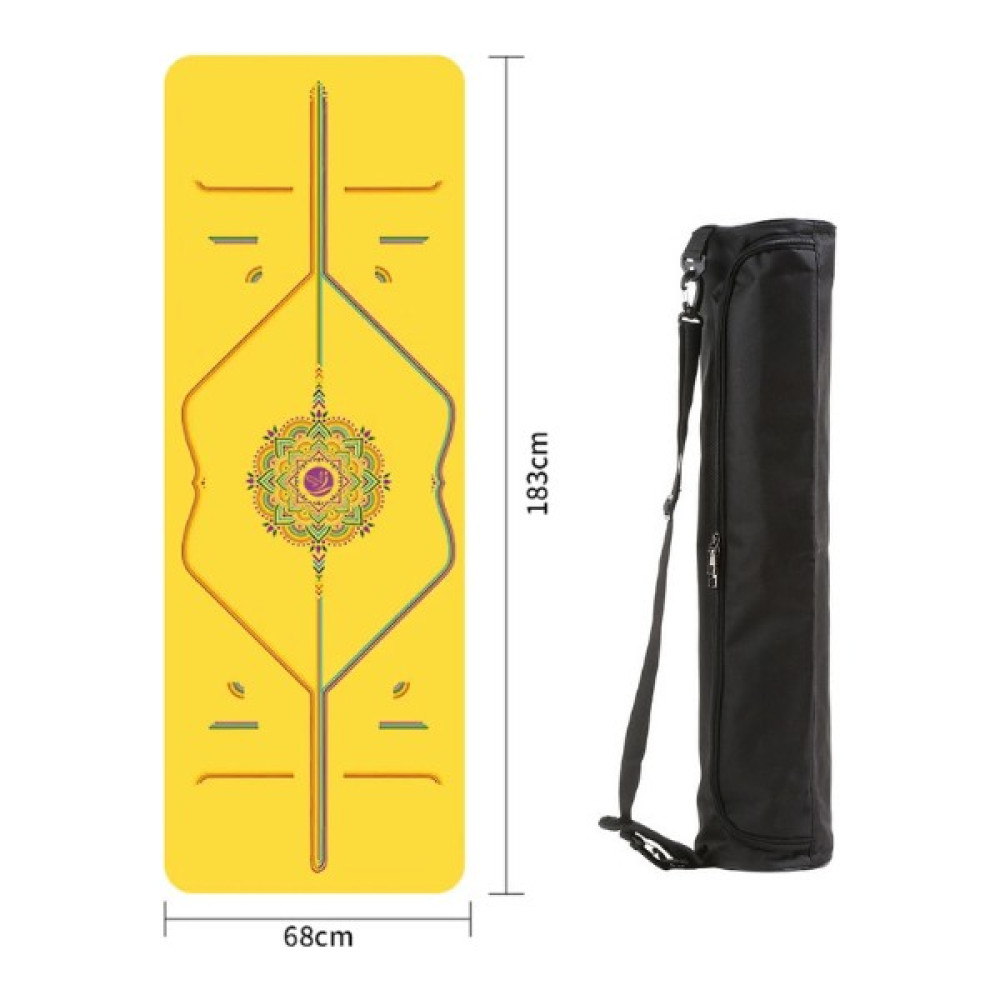 Xtr Fitness Profesyonel Kauçuk Yüzey Yoga Matı Premium Quality 5 Mm Sarı Pilates Minderi Fiyatı