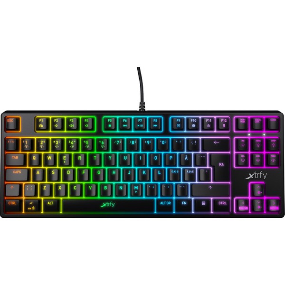 Xtrfy K4 Tkl Rgb Siyah Kompakt Türkçe Mekanik Oyuncu Klavyesi Oyuncu Klavyesi Fiyatı