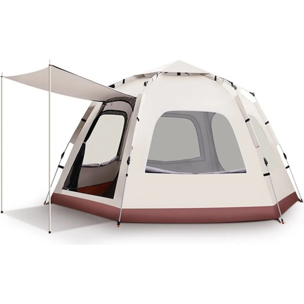 Xtrıke Me 8-10 Kişilik Tam Otomatik Tenteli 6 Taraflı Altıgen Kamp Çadırı 280*280*160 6genck Çadır Fiyatı