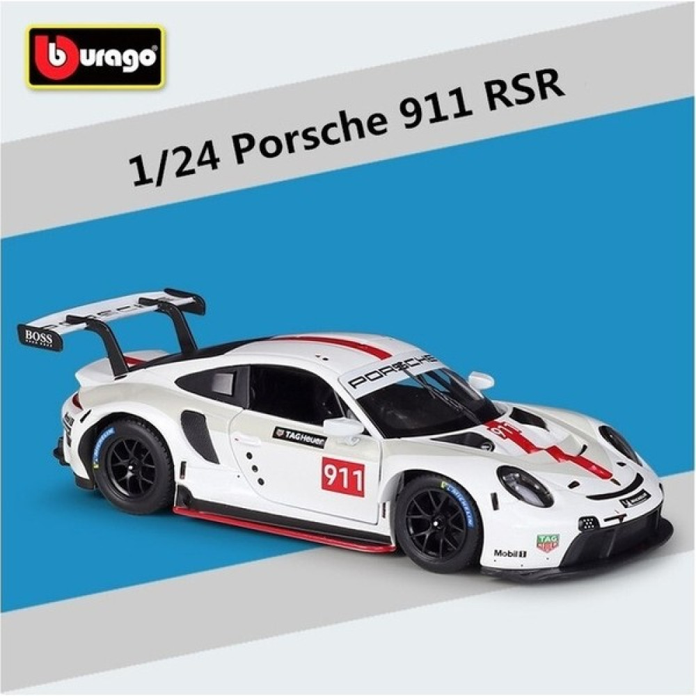 Xuan Bburago 1:24 Porsche 911 Rsr Alaşım Yarış Arabası Modeli Diecast Metal Oyuncak Spor Otomobil Modeli Yüksek Simülasyon Koleksiyonu Çocuk (Yurt ... Oyuncak Araç Fiyatı