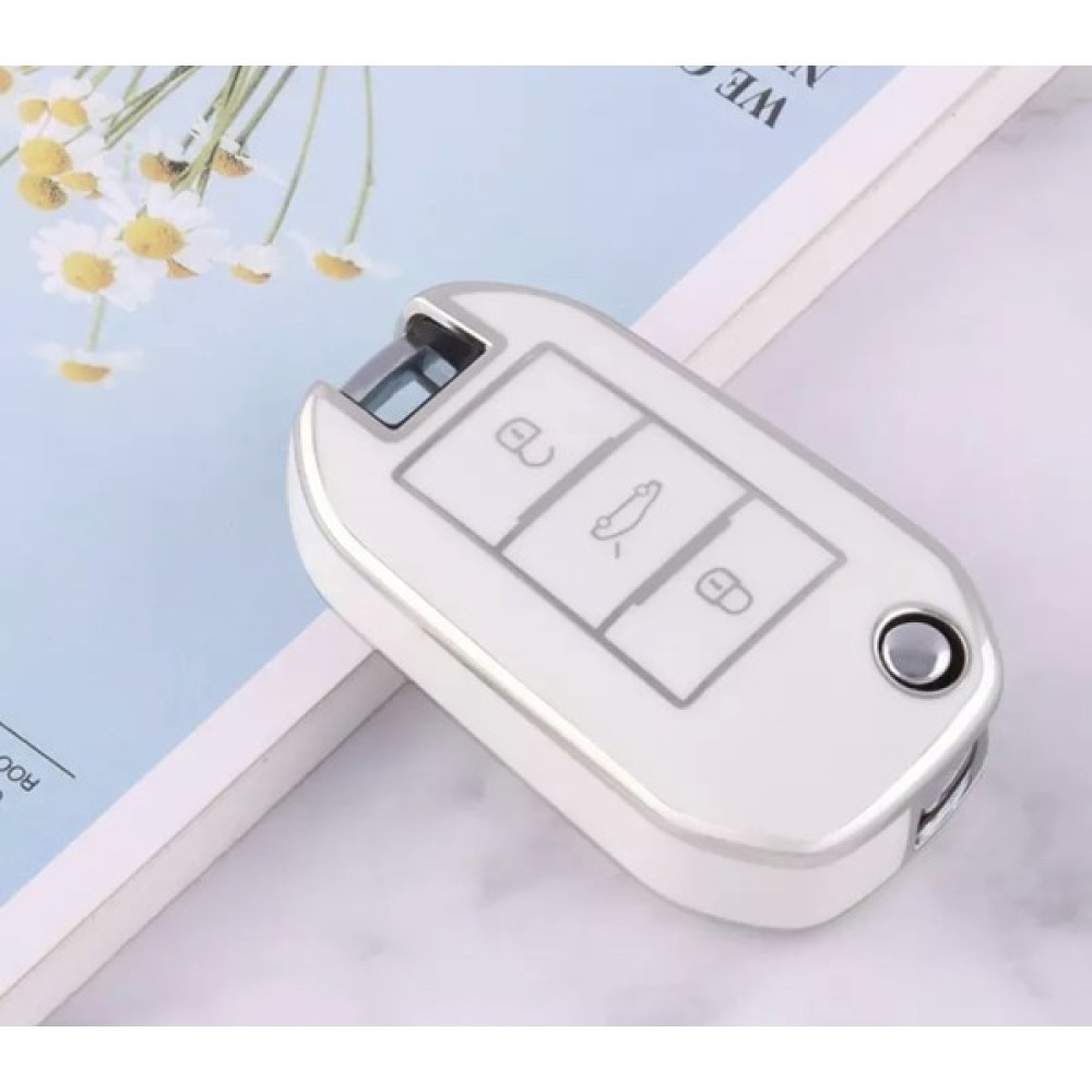 Xukey Citroen C3 C4 C5 C6 Elysee Cactüs Anahtar Kılıfı - Beyaz Anahtarlık Fiyatı