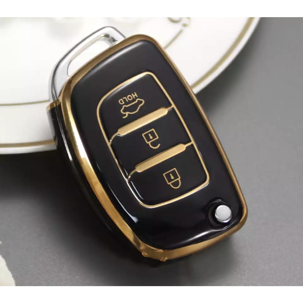 Xukey Hyundai I10 I20 İX35 Elentra Tucson Bayon Anahtar Kılıfı Sustalı - Siyah Anahtarlık Fiyatı