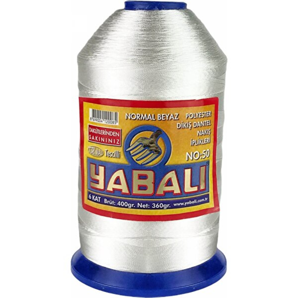 Yabalı Dantel Ipliği No:50 400 gr Polyester - Beyaz Oyun & Hobi Fiyatı