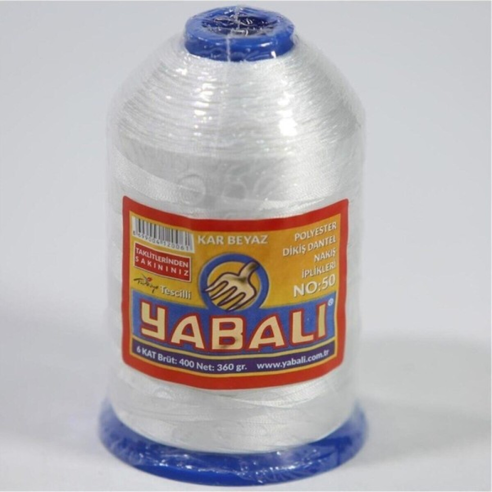 Yabalı Füze Bobin Dantel Ipliği No 50 Karbeyaz 6 Kat 400 gr - 1 Oyun & Hobi Fiyatı