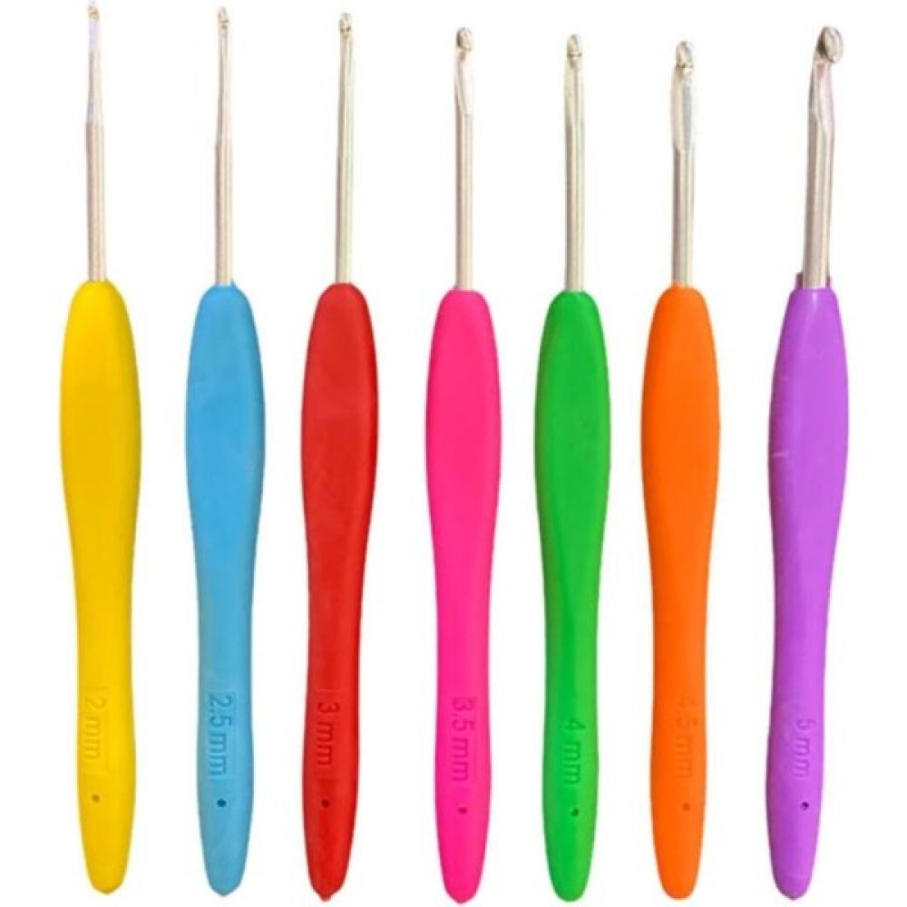 Yabalı Silikon Saplı Yün Tığ Set Çantalı Set Içi Tığ No: 2mm, 2.5mm, 3mm, 3.5mm, 4mm, 4.5mm, 5mm - 106 Oyun & Hobi Fiyatı