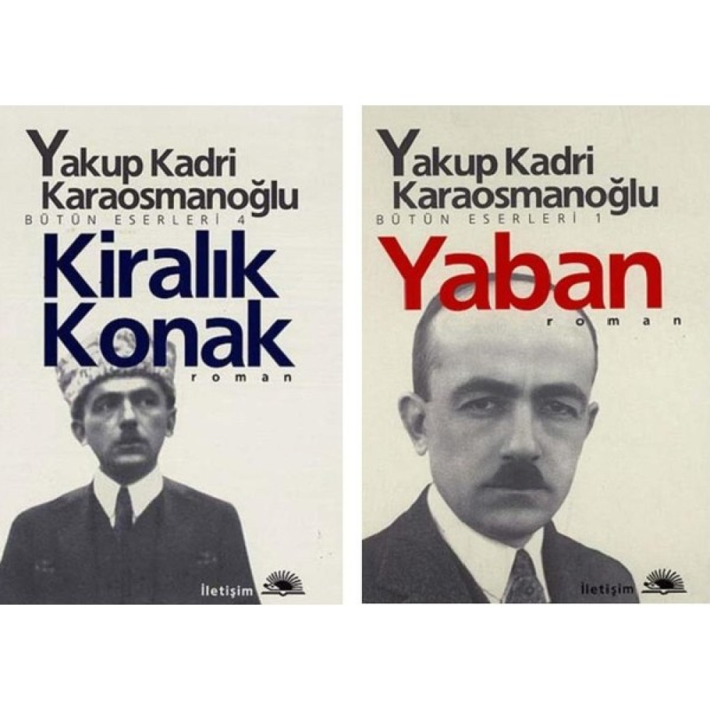 Yaban - Kiralık Konak - 2 Kitap - Yakup Kadri Karaosmanoğlu Edebiyat Fiyatı
