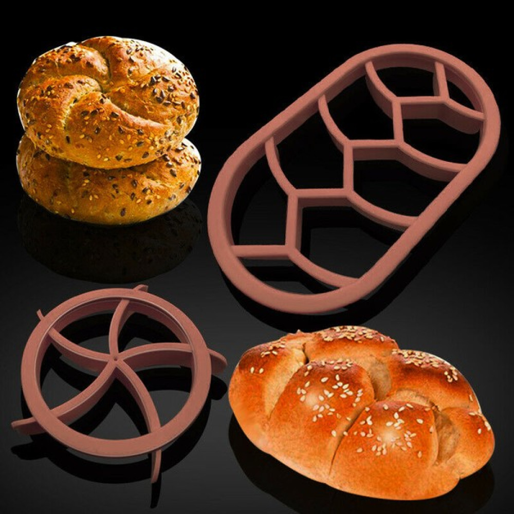 Yaci Shop Kahverengi Tarzı Dairesel Oval Ekmek Kalıpları Fan Şekilli Pasta Kesici Hamur Basın Ekmek Rulo Formu Hamur Kurabiye Kek Pişirme Mutfak Ar... Kek Kalıpları Fiyatı