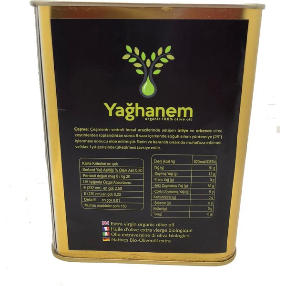 Yağhanem Natürel Sızma Zeytinyağı Çeşme Serisi 3 lt Oto Boyaları Fiyatı