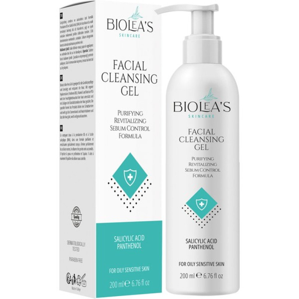 Yağlı,hassas Ciltler Için Yüz Yıkama Jeli Salisilik Asit+ Panthenol 200 ml Akne ve Sivilce Bakımı Fiyatı