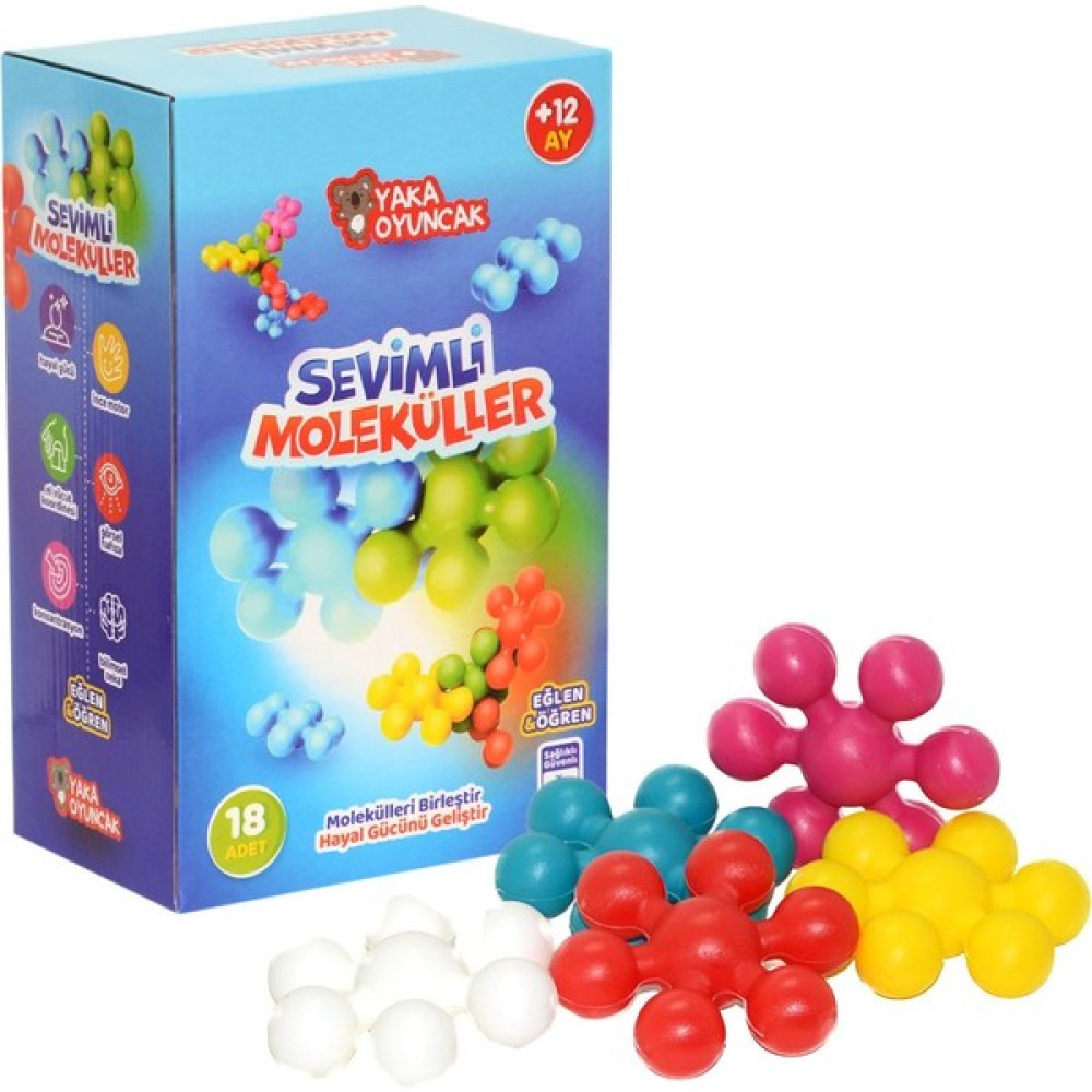 Yaka Oyuncak YK-024 Yaka, Sevimli Moleküller Eğitici Oyuncak Fiyatı