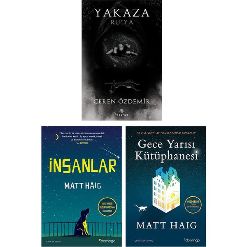 Yakaza- Insanlar - Gece Yarısı Kütüphanesi 3 Kitap Set Türk Klasikleri Fiyatı