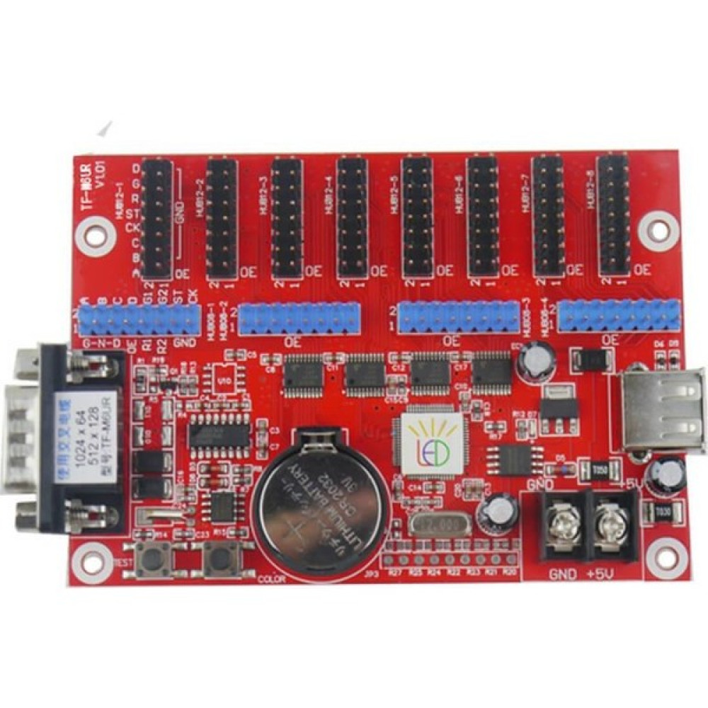 Yakoled TF-M6UR 8'li LED Tabela Kontrol Kartı Kayan Yazı Kartı Led Aydınlatmalar Fiyatı